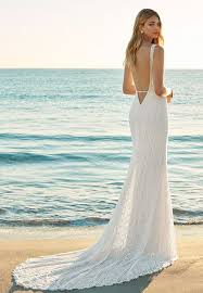 Beach wedding is gradually becoming one of the trendiest destination today we are sharing a new colet by nicole spose 2019 wedding dresses. 2019 Glam Beach Wedding Dresses 2019 Gaura Aire Beach Wedding 2 Aire Barcelona Wedding Dresses Destination Wedding Dress Beachy Wedding Dress