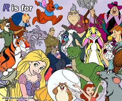 R Is For Disney Alphabet Disney Character Names Disney Cartoon Characters