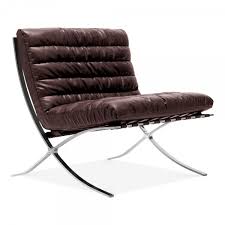 Mit dem stuhl sorgen sie für einen echten hingucker am esstisch. Braunes Kunstleder Cagney Lounge Stuhl Jahrhundertmitte Stil