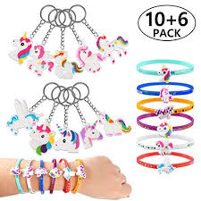 Pamiyo 10pcs Porte Cles Avec 6pcs Bracelet En Caoutchouc Kit Porte Cle Elegant Et Mode Cadeau Jouet Pour Les Filles Et E Bracelet Caoutchouc Porte Cle Bracelet