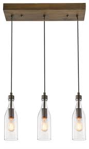 Lnc 3 Light Pendant Island Lights Adjustable Transitional Glass Jar Light Industrial Kitchen Island Lighting By Lnc