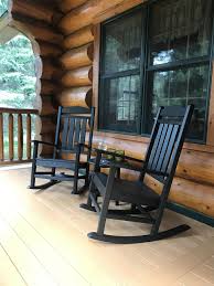 Presidential 3 Piece Rocker Set In 2020 Black Outdoor Furniture Rocker Polywood