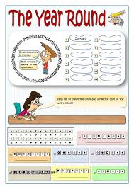 Months And Days Of The Week Puzzle Learning English For Kids Primary School Activities Teaching English