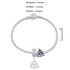 Charm Bracelet Snake Bracelet With Triquetra Charm 4.4 out of 5 stars 34 ratings. us jewels