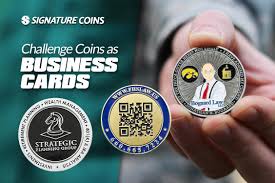Make business cards that stand out with moo. Challenge Coins As Business Cards Five Reasons To Make The Switch Signature Coins