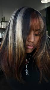 Have you been thinking about getting some chunky highlights? Here’s your  sign 👀 there are so many different ways to make chunky highlights  different and unique to you and your style! , •, Click the ...