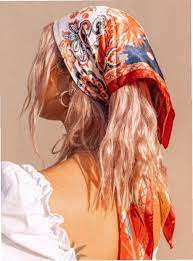 beziehen burgund satin schal size zwillinge satin schal zwillinge satin schal burgund one size in 2020 hair styles hair scarf styles scarf hairstyles