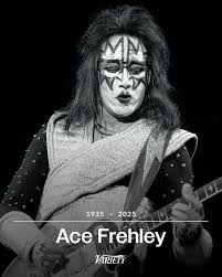 Paul Daniel “Ace” Frehley, co-founder and lead guitarist of the ...