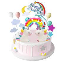 Juego De Decoracion De Pastel De Unicornio Para Nina 21 Uds De Globo De Arcoiris Para Pastel De Feliz Cumpleanos Decoracion De Fiesta Con Tematica De Arcoiris Para Cumpleanos Buy Unicornio Topper De