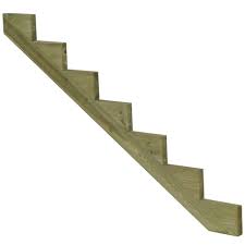 Wybierz z szerokiej gamy podobnych scen. Staircase Stringer 7 Steps Of Impregnated Wood For Garden Stairs
