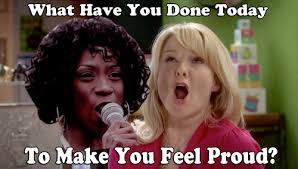 I look into the window of my mind reflections of the fears i know i've left behind i step out of the ordinary i can feel my soul. What Have You Done Today To Make You Feel Proud Stevie Doing Her Heather Small Impression On Miranda Miranda Tv Show Miranda Hart Miranda Show