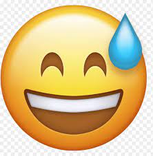 Whether texting, tweeting, gaming, or anything else, avatoon is the premier tool to bring your emoji game to the next level. Download Sweat With Smile Iphone Emoji Jpg Download Iphone Emoji Transparent Background Png Image With Transparent Background Toppng