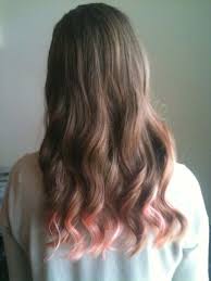 An Alyson Trapp Matertua Original Pink Tips And Light Brown Dark Blonde Ombre Light Pink Hair Dyed Tips Pink Ombre Hair