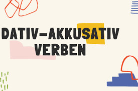 (nya disini merujuk pada dia laki2) *perhatikan bahwa perubahan bentuk artikel dari nominativ menjadi akkusativ hanya terjadi pada. Kata Kerja Dativ Akkusativ