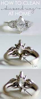 How To Clean A Diamond Ring At Home Cleaning Diamond Rings Diy Jewelry Cleaner Diamonds How To Clean Diamonds