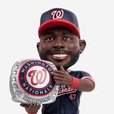 Howie Kendrick Washington Nationals Banner Ceremony Bobblehead FOCO