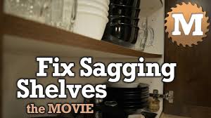 Check out our kitchen shelf cabinet selection for the very best in unique or custom, handmade pieces from our shelving shops. Fix Sagging Shelves The Movie A Winter Snow Day Project Youtube