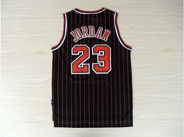 He wore number 45 when he returned to basketball after his first retirement in 1995 because his number 23 had already been retired by the bulls. Michael Jordan Jersey 23 Bulls Kids Youth Retro Throwback Swingman Black Stripe Scottie Pippen Michael Jordan Jersey Chicago Bulls