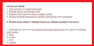 Setelah memilih salah satu tema maka akan muncul jendela baru tampilan dokumen pdf dari google drive. Soal Pat Bahasa Sunda Kelas 6 Semester 2 Tahun 2021 Info Pendidikan Terbaru