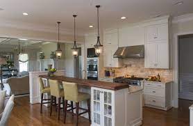 What About Doing A Taller Recessed Panel Wainscoting In The Family Room As See Here To Mimic Kitchen Remodel Country Kitchen Lighting Kitchen Island With Stove