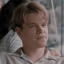 Driver was smitten and by the time they filmed their first scene together, the young actress was completely in love with damon, according to instyle. Matt Damon Smile Gif Mattdamon Smile Amused Discover Share Gifs