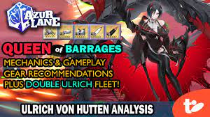 Azur Lane: Ulrich von Hutten Gear Guide, Gameplay & Analysis - YouTube