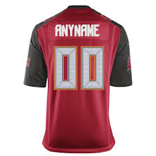 Buccaneers Men S Red Game Customized Jersey By Nike Reds Game Custom Jerseys Jersey