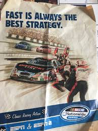 Relive the 2008 camping world rv 400 from kansas speedway that saw jimmie johnson go on to win his fifth race of 2008 on his way to his third nascar cup. Found A Neat Old Nationwide Series Ad Nascar
