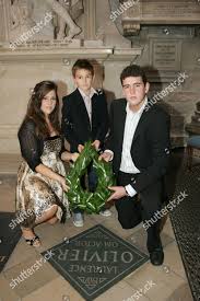 Laurence Oliviers Grandchildren Troy Ali Olivier Editorial Stock Photo