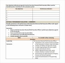 Performance Evaluation Form Template Fresh Free 6 Manager Evaluation Samples In Pdf In 2020 Performance Evaluation Evaluation Form Employee Evaluation Form