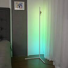 Helix color changing rgb led corner floor lamp pole light living room modern. New Minimalist Led Corner Floor Lamp Colorful Bedroom Living Room Floor Lamp Bar Atmosphere Lamp Colour Changing White Buy Online At Best Price In Uae Amazon Ae