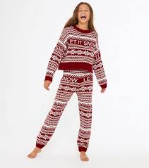From these burt's bees organic cotton holiday matching pajamas in a festive fair isle print, which start at just $7, to these classic plaid fleece matching sets from pajamagram that start at only. Girls Red Fair Isle Knit Matching Family Christmas Pyjama Set New Look
