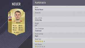 Tots neuer doesn't make saves. Manuel Neuer Fifa Planet Football