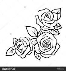 Simple Rose Outline Drawing Google Search Rose Outline Drawing Flower Drawing Images Outline Drawings