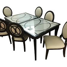 Think about where your family comes together after a long day or week. American Signature Cosmo Dining Set In Merlot Aptdeco