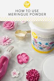 Beat 1/4 cup meringue powder into 1/2 cup cold water until peaks form.2. What Is Meringue Powder Wilton Meringue Icing Meringue Cookie Recipe Meringue Powder Royal Icing