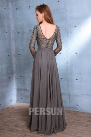 Robe de gala longue glamour avec sequin bling bling en sirène encolure v dos ouvert. Robe De Gala Manche Longue 318fitness Co Nz