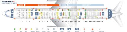 It is the world's largest twinjet. Seat Map And Seating Chart Boeing 777 300er Air France Four Class V1 Layout