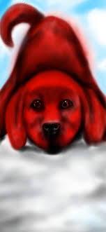 Aww... Cass drew this lovely drawing of Clifford, and it's going to be  framed for sure! Her mum shared it with me and sent me their favourite  photograph of all the ones