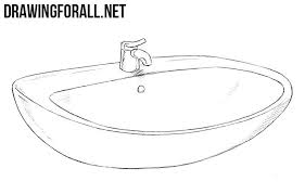 how to draw a sink drawingforall.net
