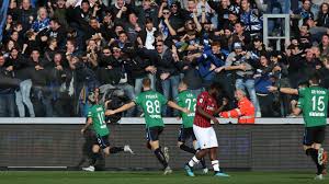 5:00pm, saturday 23rd january 2021. Atalanta With De Roon Hit Hard Against Ac Milan Teller Report