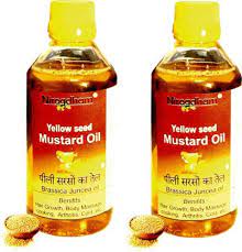 Mustard oil for hair is beneficial because it is rich in fatty acids and it nourishes your hair to their roots and improves the growth of hair follicles. Nirogdham Pure Yellow Mustard Seed Oil For Hair And Body Massage Multipurpose Uses Hair Oil 200 Ml Pack Of 2 Total 400 Ml Hair Oil Price In India Buy Nirogdham Pure
