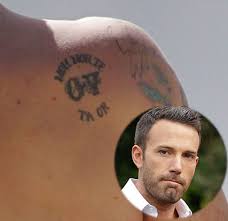 Feb 19, 2020, 10:29 am*. Ben Affleck 5 Tattoos Meanings Creeto