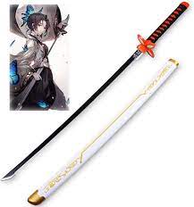 DLUSEN Katana, Halloween Dress Up Requisiten Anime Samurai Ninja Sword Mit  Scheide, Cosplay Katana Schwert Waffe Requisiten Anime Ninja Schwert  Spielzeug/F/104Cm : Amazon.de: Spielzeug