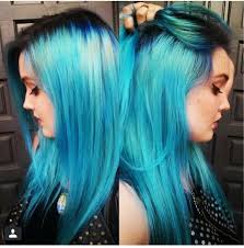 My Hair Pravana Blue Dye On Grown Out Roots Washed Through Bleached Blonde Ends Hair Beauty Pastel Hair Blonde Ends