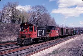 Canadian National 1326 Hamilton On This Slide Was Taken On A Sunny Day In 1979 Canadian National Railway Train Canadian Pacific Railway