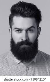 Young Guy Beard Guy After Hairdresser Stock Photo 759842134