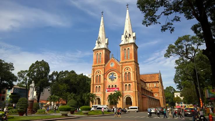 Image result for notre dame cathedral ho chi minh"