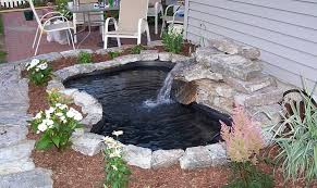 Let the water flow into the pipe, and it will spill out it's not common to have multiple water bodies in a garden or backyard, but if you do have several ponds, you can connect them with waterfalls. 25 Cheap Diy Ponds To Bring Life To Your Garden