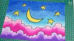 Check spelling or type a new query. Cara Mudah Menggambar Pemandangan Langit Malam Bulan Bintang Easy Drawing Night Sky Star Moon Youtube